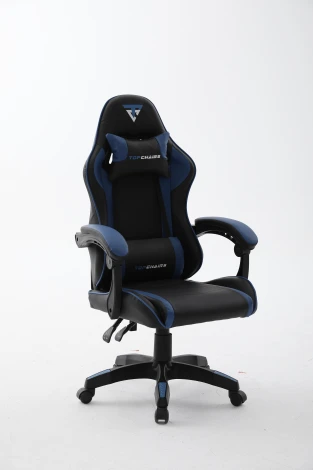 Кресло спортивное TopChairs Shadow черно-синий арт.УТ000039466