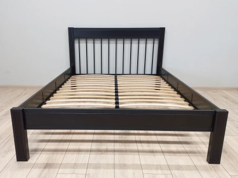 Кровать АГАТА 160, черный/шоколад Форвард Агата 102174