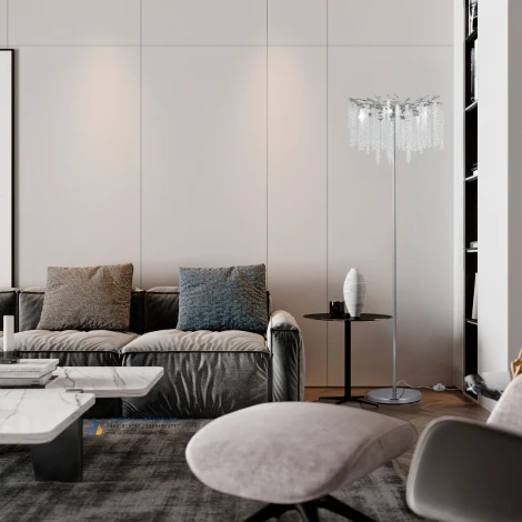 Торшер хрустальный Arte Milano Milano-1 23141.480-1650.5.E14.A CR (220V)