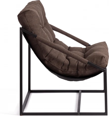 Кресло Charli / Чарли без подлокотника Tetchair (Рогожка/Коричневый) арт.24901