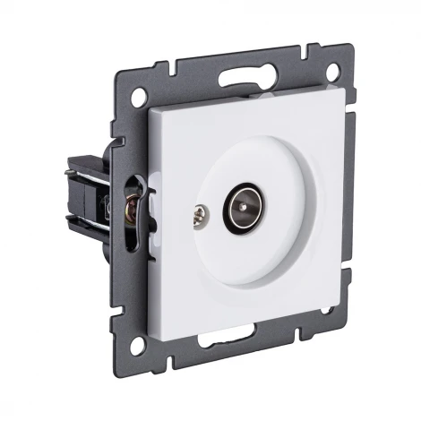 Розетка TV (папа) белый Kollinger REA-007WH для Aspekt, Eleganz, Reflex