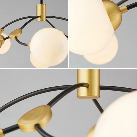 Потолочная люстра на штанге E14 Lu Carte Glare LC-11-1575