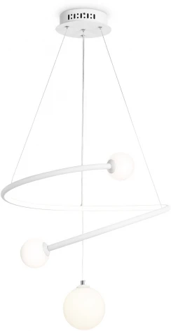 Подвесной светильник Ambrella Comfort FL66299 (регулировка яркости, LED, 220V, пульт управления, на тросе, шарики)