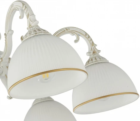 Потолочная люстра на штанге Arte Milano AM346410 346410/6 WT+G (220V)