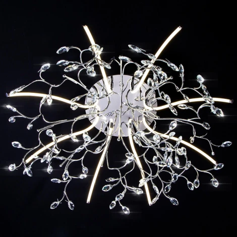 Потолочная люстра Eurosvet Claudia 90036/8 хром