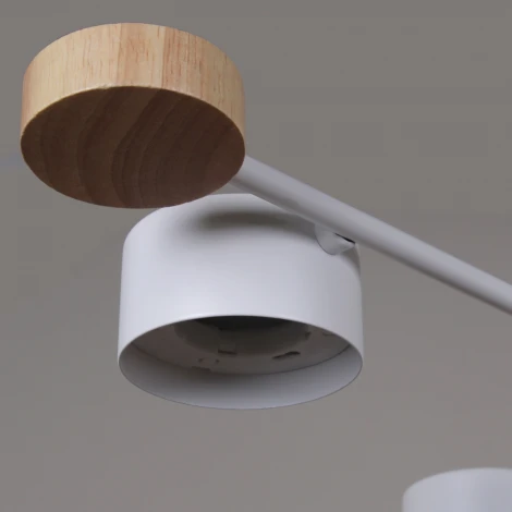 Потолочная люстра на штанге Reluce 03751-0.3-08 WT+WOOD GX53