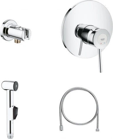 Душевой комплект Grohe BauClassic 124434