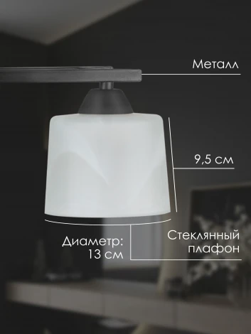 Потолочная люстра на штанге Мелодия Света 000061920