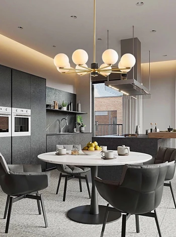 Потолочная люстра на штанге Mizi'en Grace MZ121552-6-670 (220V, шар)