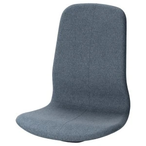 ЛОНГФЬЕЛЛЬ Сиденье с высокой спинкой, Гуннаред синий