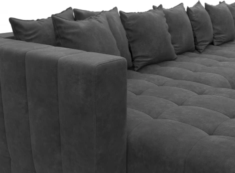 Диван П-образный Лига-052 НПБ МегаЛонг Лига Диванов (Велюр) арт.128875