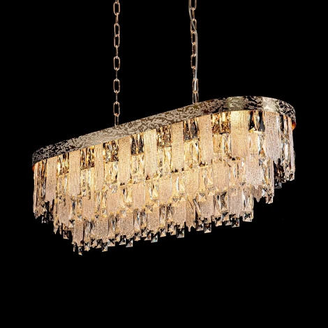 Подвесная люстра хрустальная Modelux MODELUX ML.7206.900.300 GD