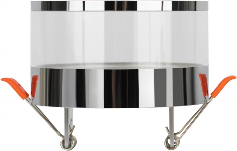 Встраиваемый точечный светильник ЭРА KL82 CH (220V, круглые)