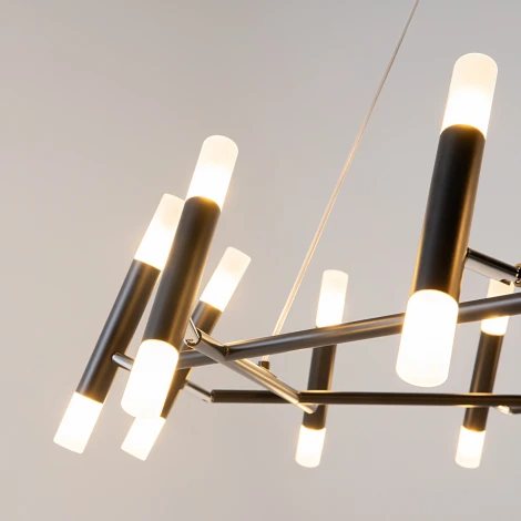 Подвесной светильник Maytoni Vigo MOD031PL-24B (220V, на тросе, круглые)