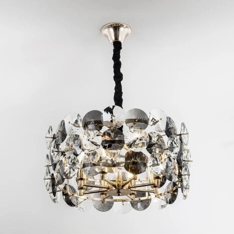 Подвесная люстра хрустальная Modelux MODELUX ML.7191.8 GD