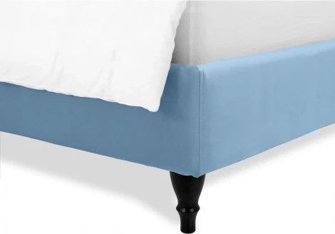 Кровать Queen II Sofia L 1600 ОГОГО (арт.577452), (Ткань/Голубой)