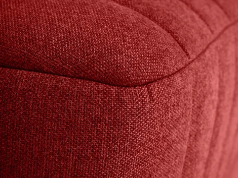 Диван Lecco ОГОГО (арт.745063), (Ткань,Рогожка/Красный)