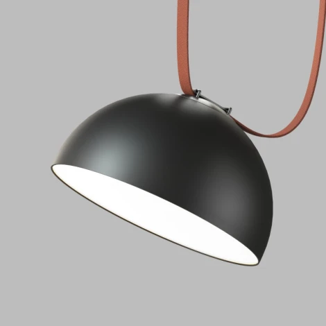 Трековый светильник низкоковольтный для ременной системы LED 48V Denkirs Belty Flow DK5562-BK