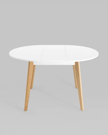 Стол Stool Group Rondo 100-135*100 бук/белый УТ000035280