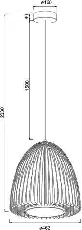 Подвесной светильник Mantra Smart 9016 (LED, 220V, на проводе)