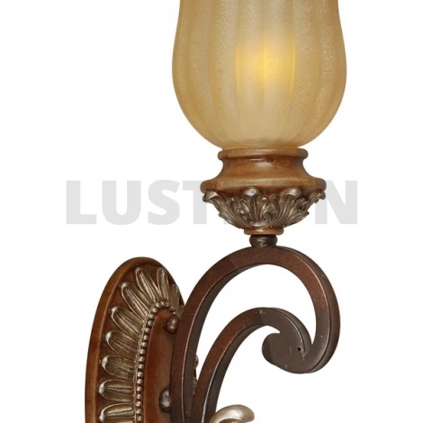 Бра N-Light 706 706-01-51 antique silver + dark brown