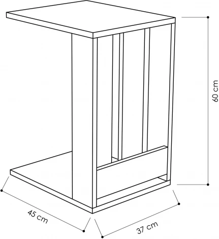Стол приставной LEVE EDI SIDE TABLE LEV00129