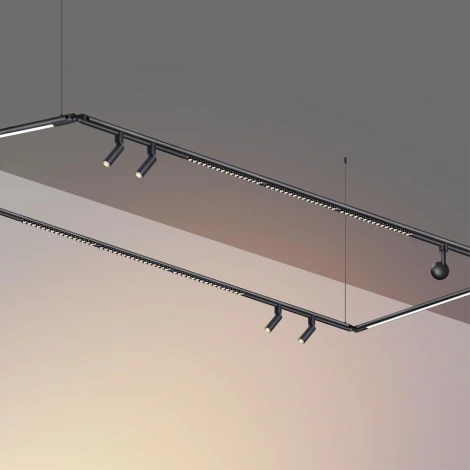 Светильник диммир. со сменой цв. температуры Novotech Glat 359368 IP20 LED 24W 48V 3 KONST (регулировка яркости, управление смартфоном, умный дом - Smart Life)