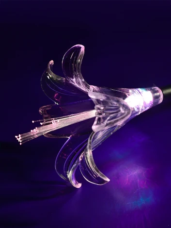 Грунтовый светильник на солнечной батарее RGB Uniel USL-S-104/MT810 Lily (LED, цветы, IP44)