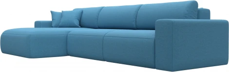 Диван угловой Лига-036 НПБ Классик Лонг левый угол Лига Диванов (Рогожка) арт.125463L