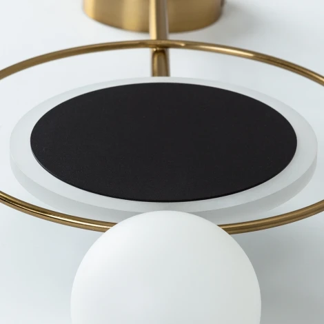 Настенный светильник Arte Lamp Polaris A2604AP-7BK (LED, 220V, шар)