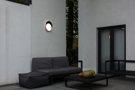 Потолочный светильник уличный светодиодный Oasis Light SIDNEY LED W2058 Bl (220V, круглые, IP44)