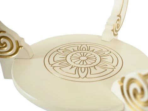 Стол журнальный Грация (С) слоновая кость/золото от фабрики Mebelik