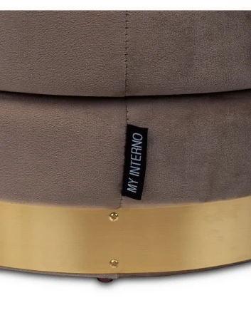 Банкетка серая с бежевым MY iNTERNO Dallas MY19A162D