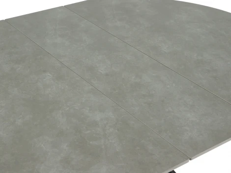 Раздвижной обеденный стол Boddy ОГОГО Обстановочка! (Керамика/Черный,Темно-серый) арт.926796