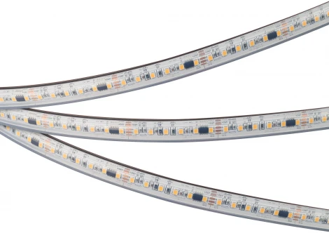 Светодиодная лента герметичная SPI-PS-A120-12mm 24V White6000-PX6-BPT (11 W/m, IP67, 2835, 5m) (Arlight, бегущий огонь) 049445