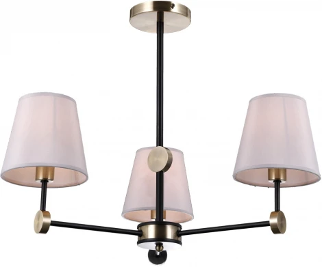 Потолочная люстра на штанге ILLUMICO IL0394-3CSQ-24 BK AB CASTOR (220V)