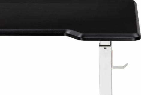 Компьютерный стол Маркос с механизмом подъема 120 (Маркос с механизмом подъема 120х75х75 черная шагрень / белый) Notta арт.578400