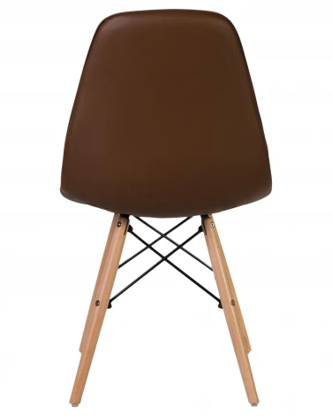 Стул обеденный BENNET (ножки светлый бук, коричневый)