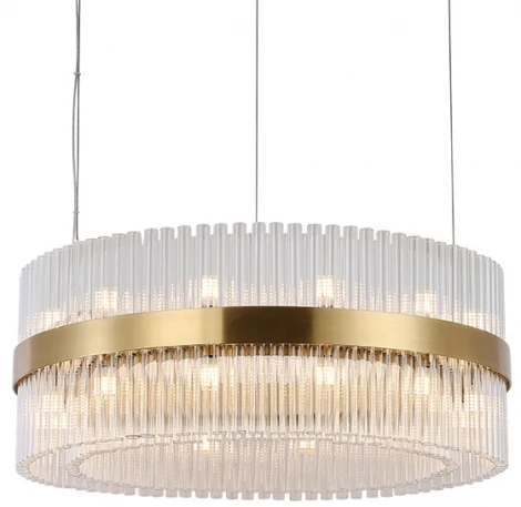 Подвесной светильник Newport 8430 8439+15/S Dark brass