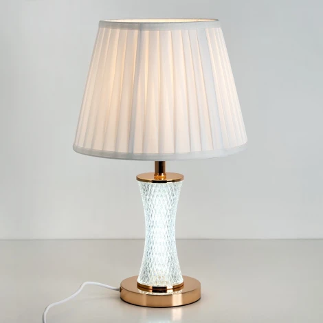 Интерьерная настольная лампа с регулировкой цветовой температуры и RGB LED4U L6161 GD