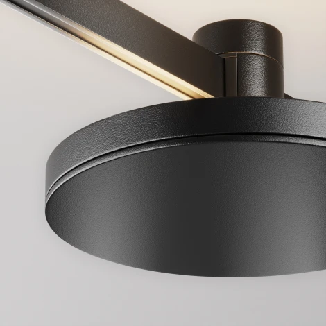 Трековый светильник магнитный 24V 7W Maytoni Plato TR152-1-7W3K-B (LED, круглые)