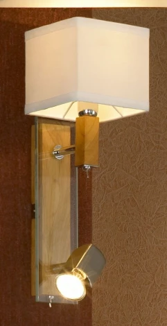 Бра для чтения Lussole Montone LSF-2501-02 (220V, куб, IP21)