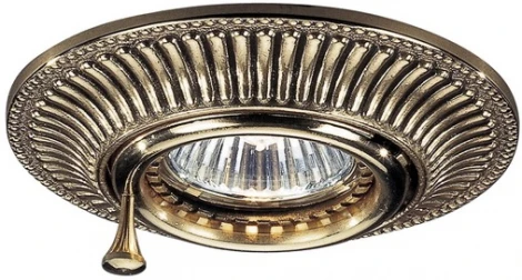 Встраиваемый точечный светильник Reccagni Angelo 1082 SP Oro (220V)