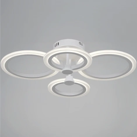 Потолочная люстра светодиодная на штанге с пультом регулировкой яркости и цветовой температуры Reluce 09502-0.3-2+2 WH (220V)