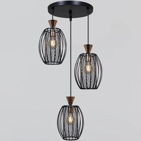 Подвесной светильник Reluce 02203-0.9-03 BK (на проводе)