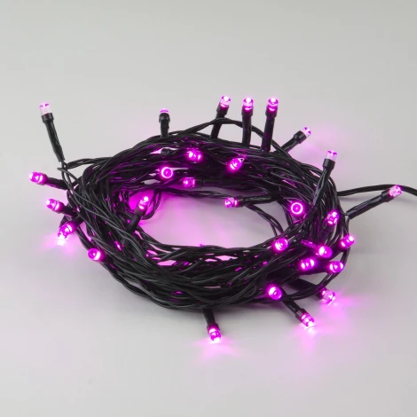 Гирлянда Uniel ULD-S0500-050/DGA PINK IP20