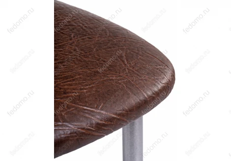 Стул Woodville на металлокаркасе Grigori горький шоколад / светлый мусс 453988