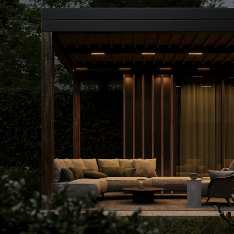 Встраиваемый уличный LED линейный светильник IP65 Maytoni Ghost O488DL-L12GF3K (220V)