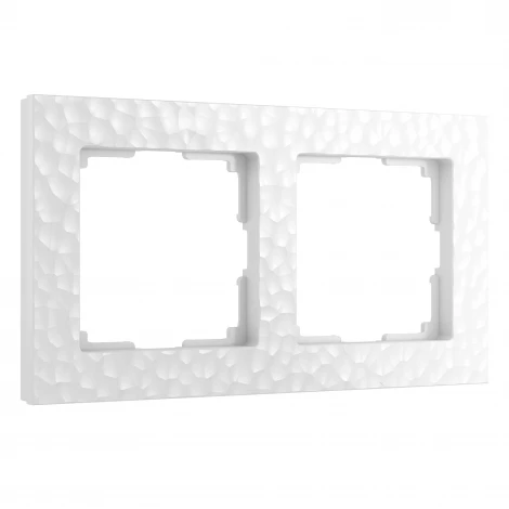 Рамка на 2 поста Hammer (белый) Werkel W0022401 (a052515)