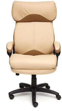 Компьютерное кресло для руководителя Tetchair DUKE (Исскуственая кожа,Ткань/Бежевый)